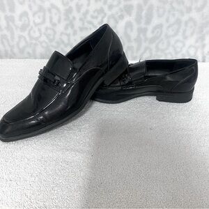 Kenneth Cole Reaction Men's Paxon Slip-Ons Black Size 9W Design 211962 EUC